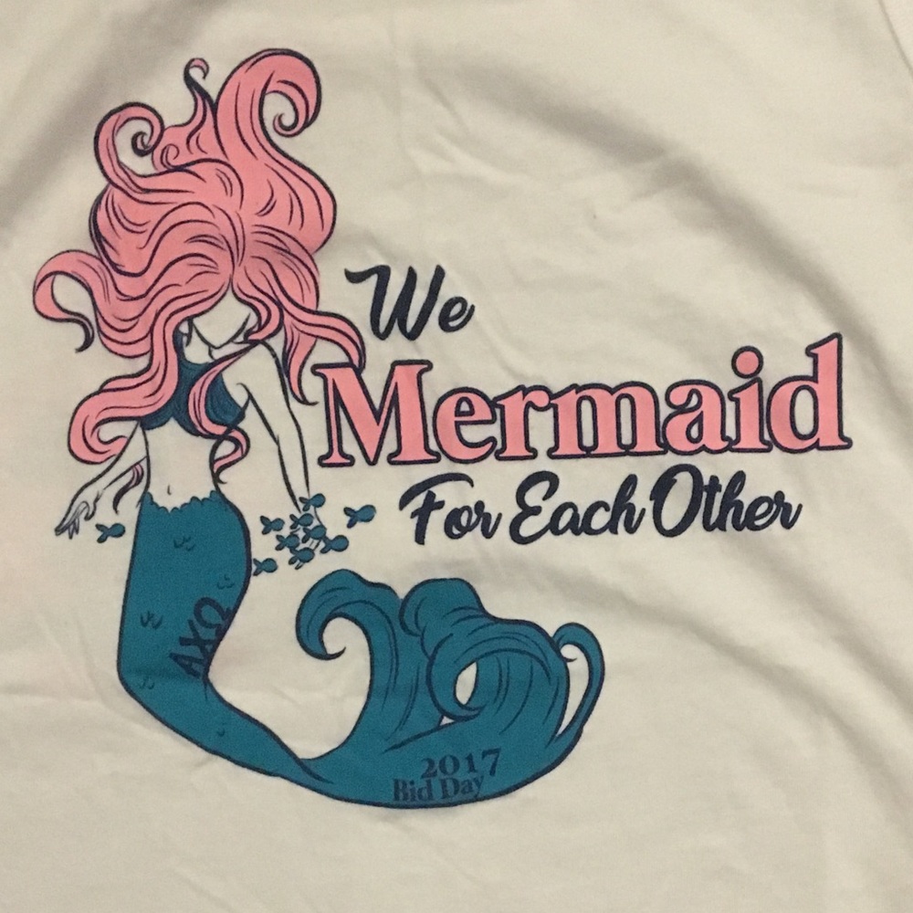 Alpha Chi Omega Strappy mermaid top